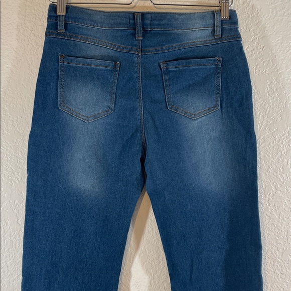 Beautees By Amy Byer Girls Stretch Jeans Flare Wide Leg Button Fly Size 16 NEW - Picture 5 of 8